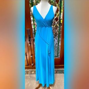 Nicole Andrews Novecento Sport long blue dress